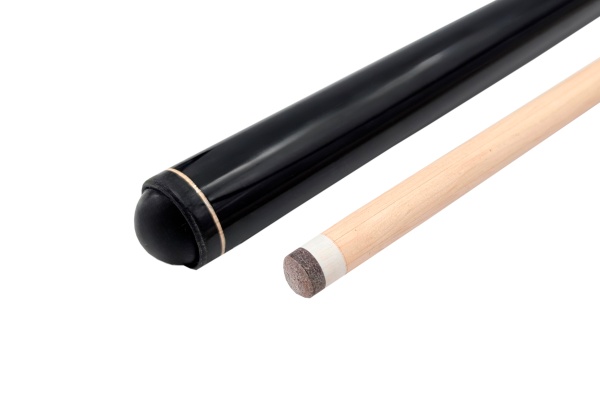 Двухсоставной бильярдный кий для русской пирамиды "Vantex Крокус Лайт" (черный граб, граб) кор