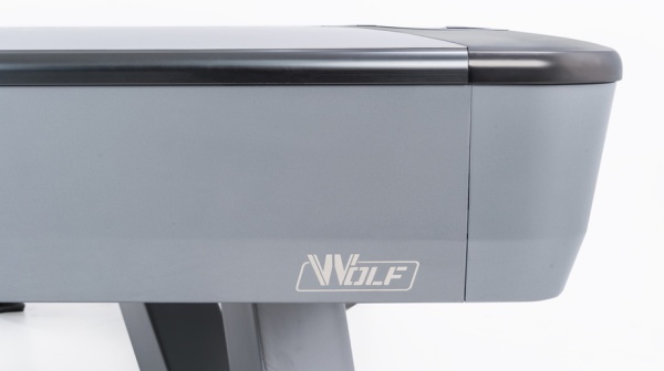 Стол / пул "Rasson Wolf" 9 ф (серый, сланец 25 мм) в комплекте с плитой, аксессуары + сукно