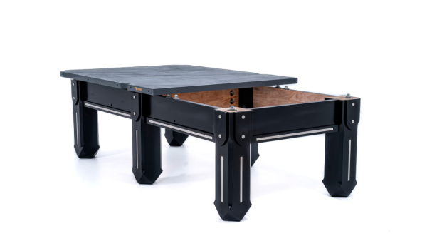 Стол / китайский пул "Rasson Sword II" 9 ф (черный, плита 45 мм в комплекте c аксессуарами + сукно)