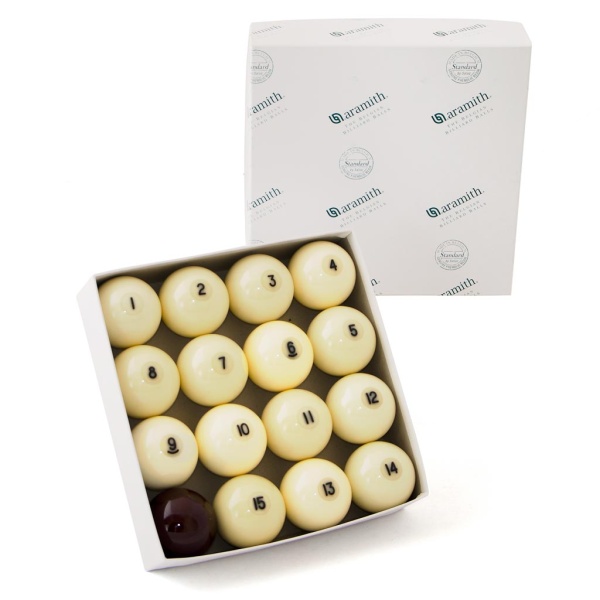 Комплект шаров 68 мм "Aramith Standard", красный биток