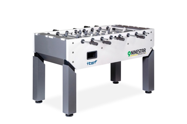 Игровой стол - футбол "NineStar Iron Pro ITSF Grey" (144х75,5х90)_D3