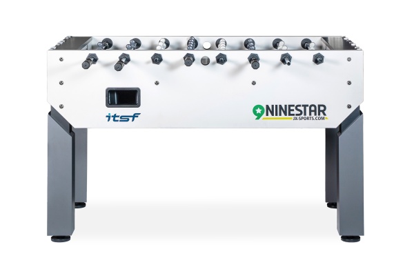 Игровой стол - футбол "NineStar Iron Pro ITSF Grey" (144х75,5х90)_D3