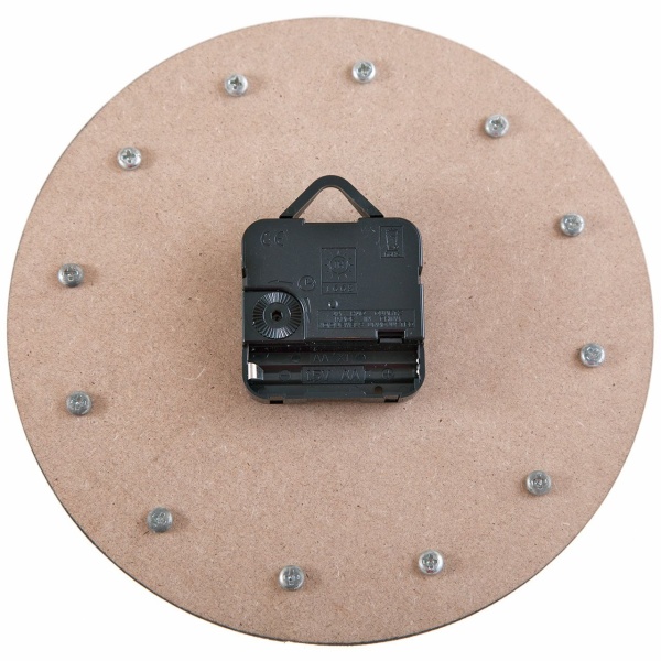 Часы настенные "12 шаров" D20,5 см (белые), пластик