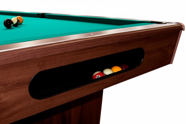Бильярдный стол для пула Dynamic Billard "Triumph" 8 футов (коричневый) в комплекте, аксессуары и сукно