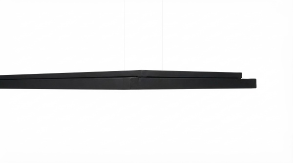 Лампа плоская светодиодная (чёрная, белый отражатель, 300x60x5,5см)