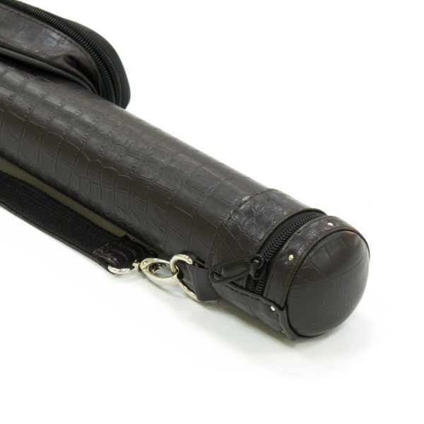 Тубус для кия Action 1/1 93 см темно-коричневый (кроко), карман 23 см