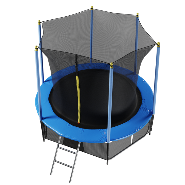 Батут Weengo "Winner Classic" (8 футов, верхняя и нижняя защитные сетки и лестница в комплекте)