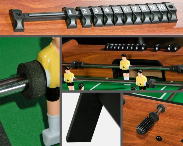 Настольный футбол (кикер) "Stuttgart» (122 x 61 x 81см, коричневый)